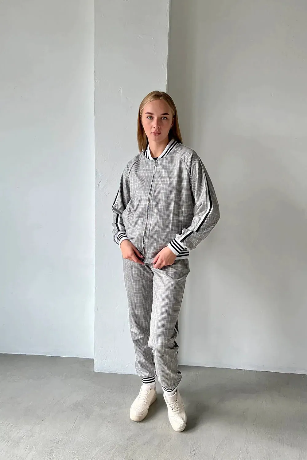 TheMrTailor™ Women's Tartan Tracksuit
