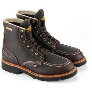 Thorogood Men's Flyway 6" USA Made Waterproof Work Boot - Brown - 814-4140