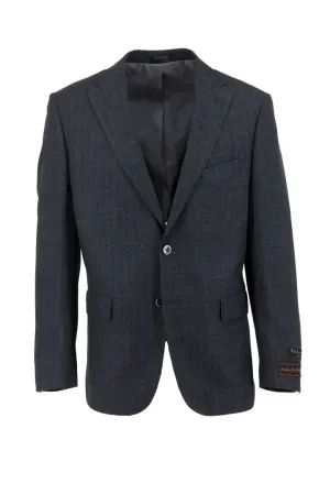 Tiglio Luxe Gray with Pinstripe Dolcetto Modern Fit, Pure Wool Jacket TL3321