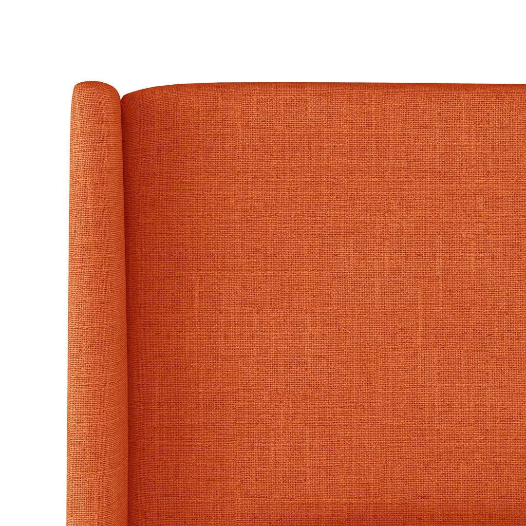 Tilly Upholstered Low Profile Platform Bed Joss & Main Color: Zuma Atomic Textured Linen Size: King