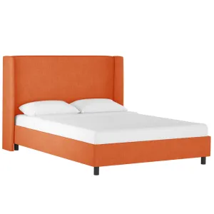 Tilly Upholstered Low Profile Platform Bed Joss & Main Color: Zuma Atomic Textured Linen Size: King