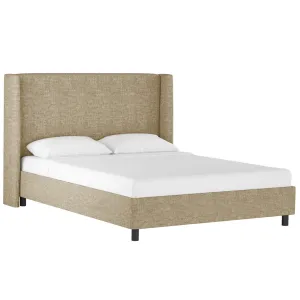 Tilly Upholstered Low Profile Platform Bed Joss & Main Color: Zuma Natural Textured Linen Size: California King