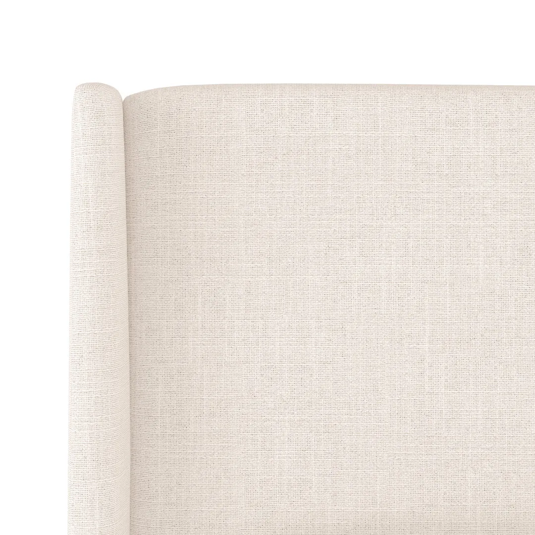 Tilly Upholstered Low Profile Platform Bed Joss & Main Color: Zuma White Textured Linen Size: King