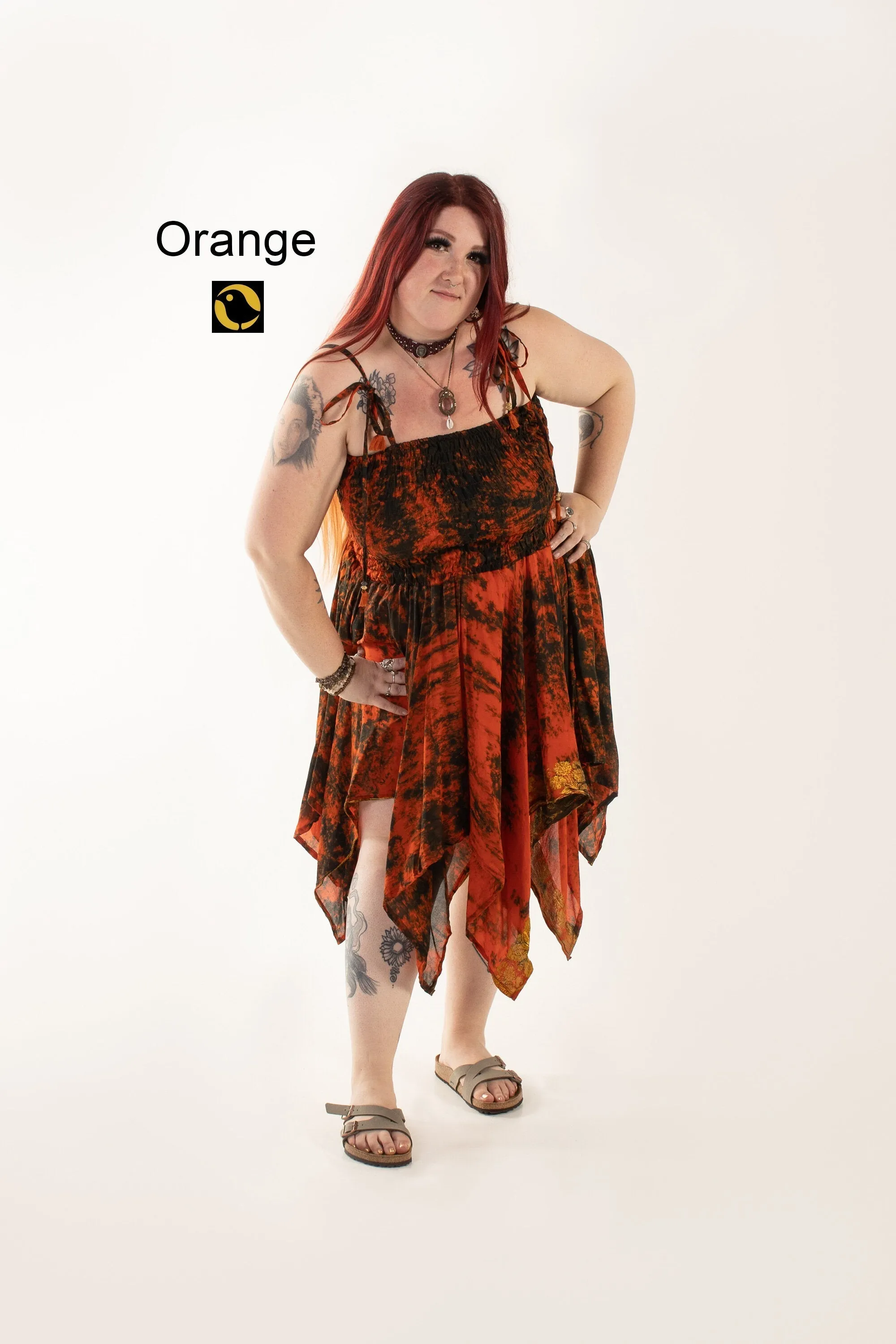 Tinkerbell Dress: Oranges