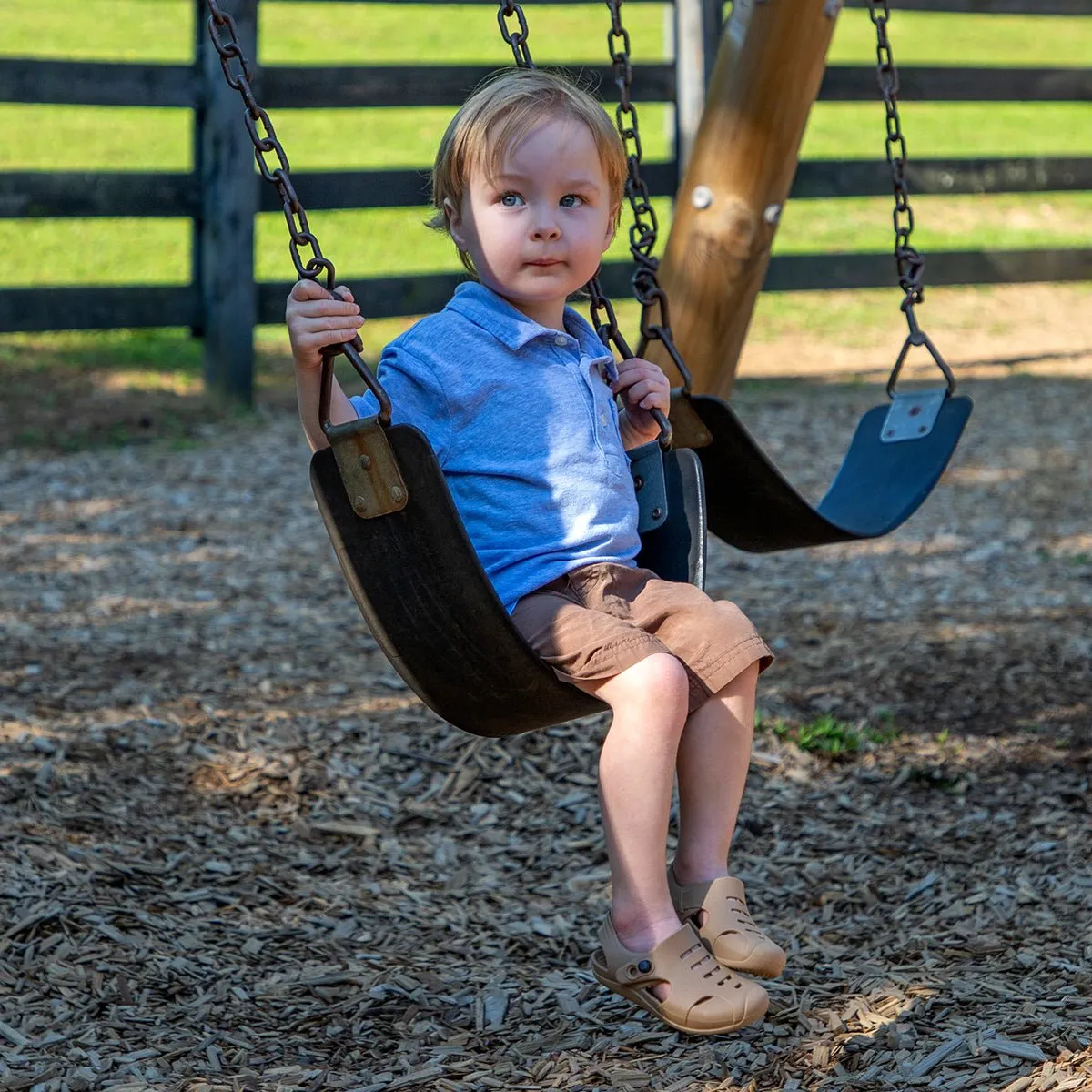 Toddler Carter Camp Shoes, Camel Tan