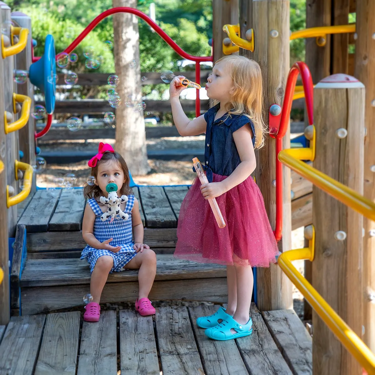 Toddler Carter Camp Shoes, Capri Aqua