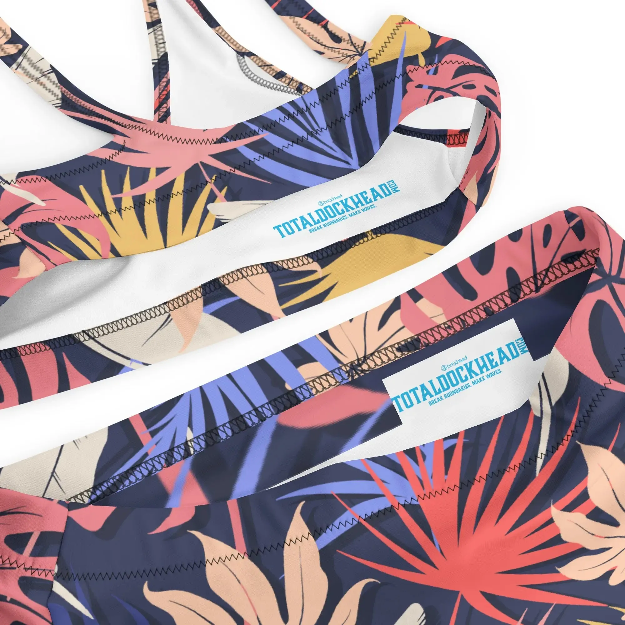 Tropical Mirage Recycled High-Waisted Bikini