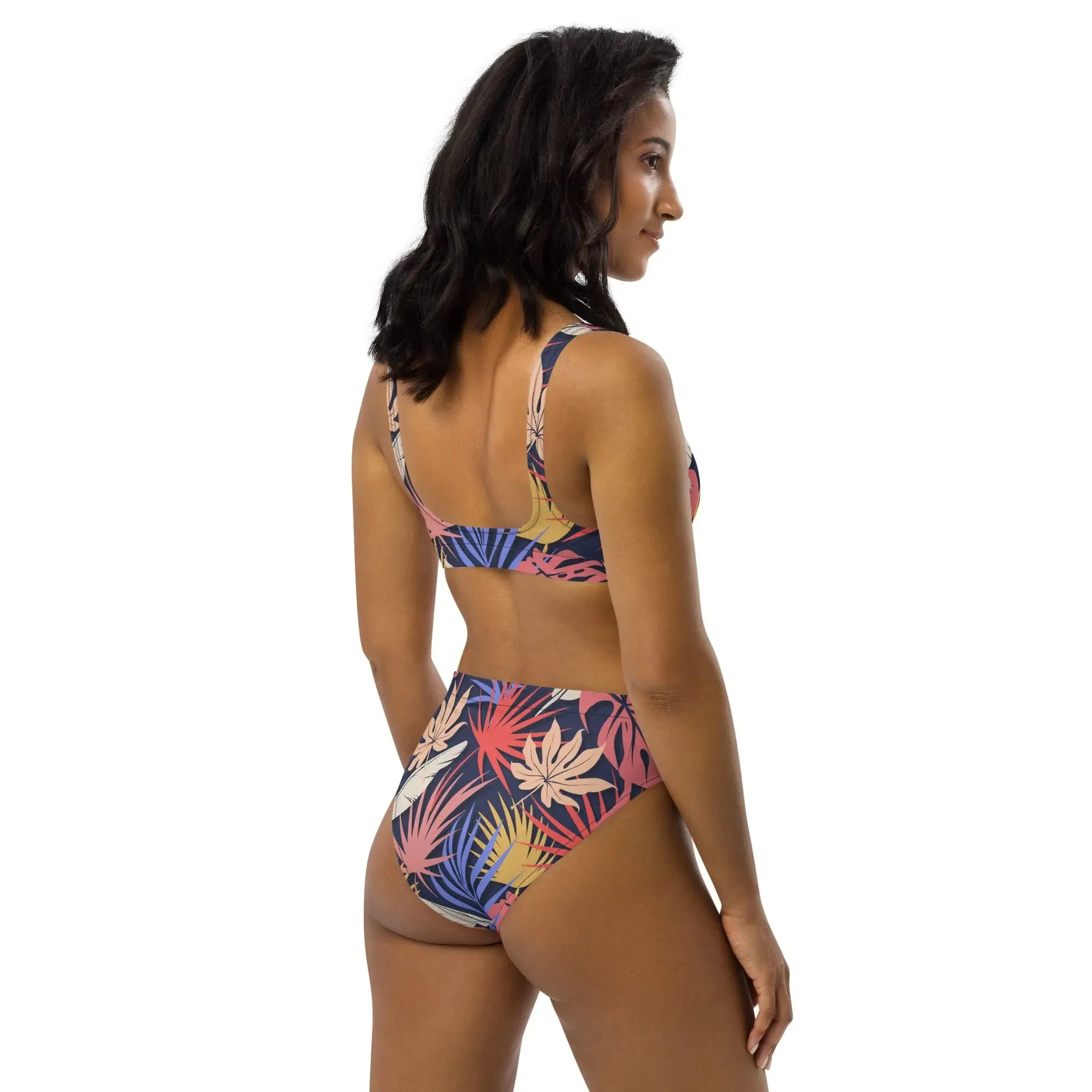 Tropical Mirage Recycled High-Waisted Bikini