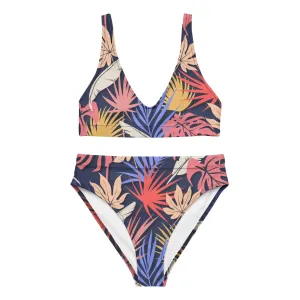 Tropical Mirage Recycled High-Waisted Bikini