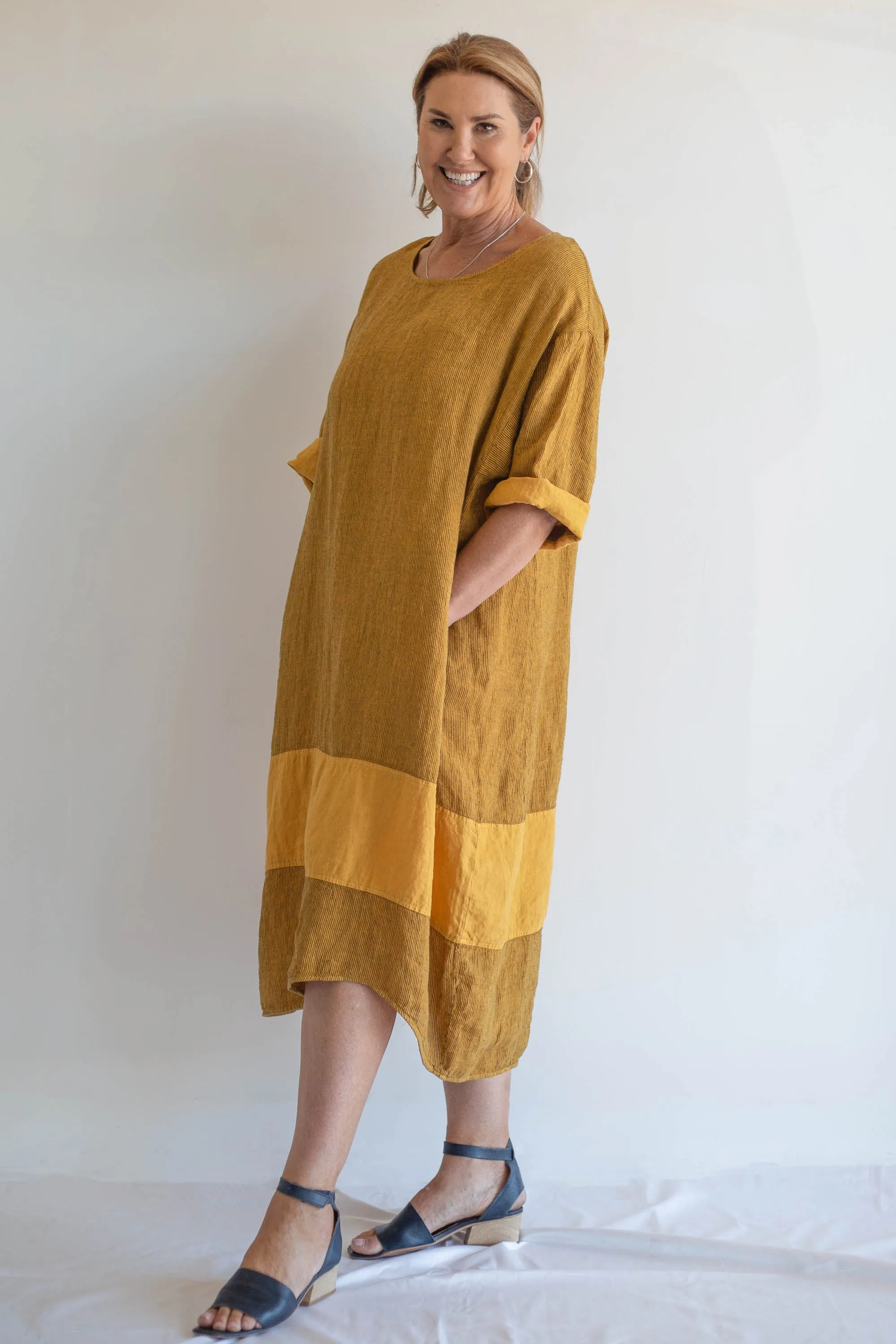 Tulip Dress Stripe C