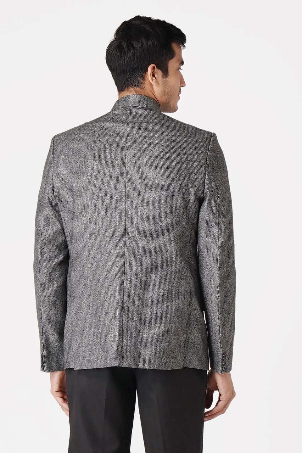 Tweed Grey Bandhgala