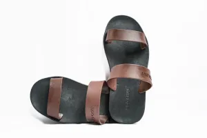 Twin Black Sole Brown Strap