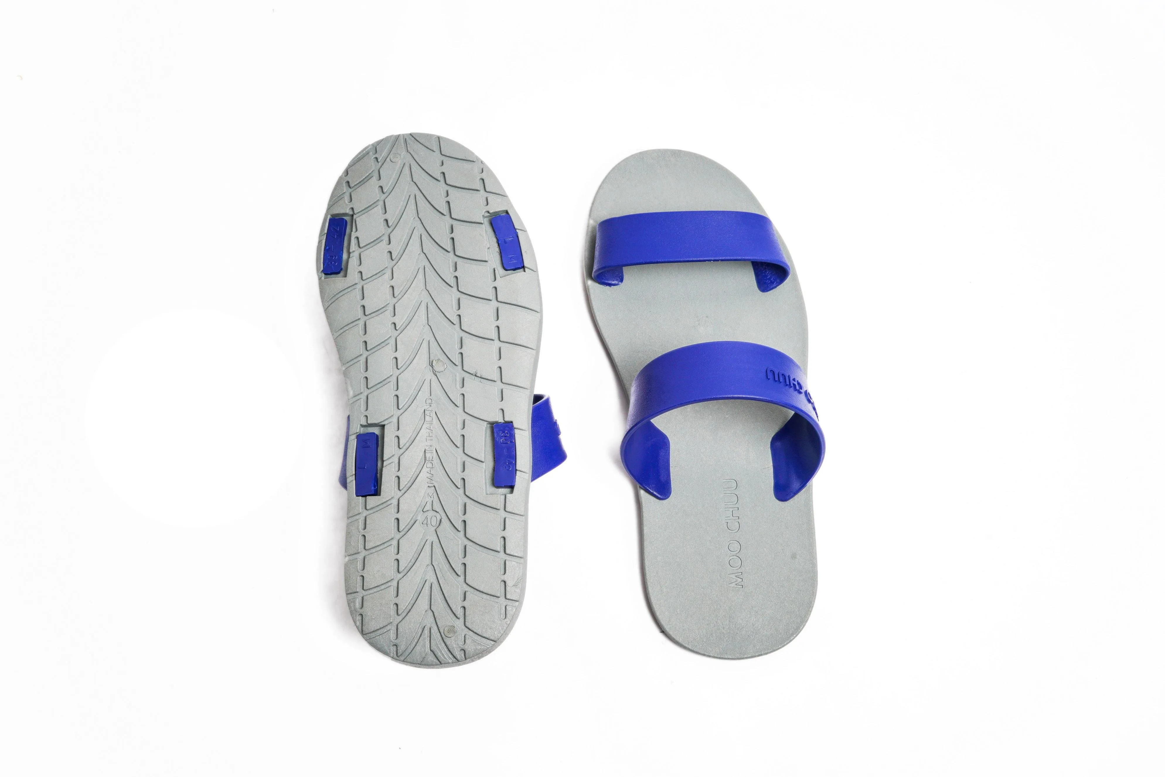Twin Grey Sole Blue Strap