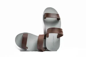 Twin Grey Sole Brown Strap