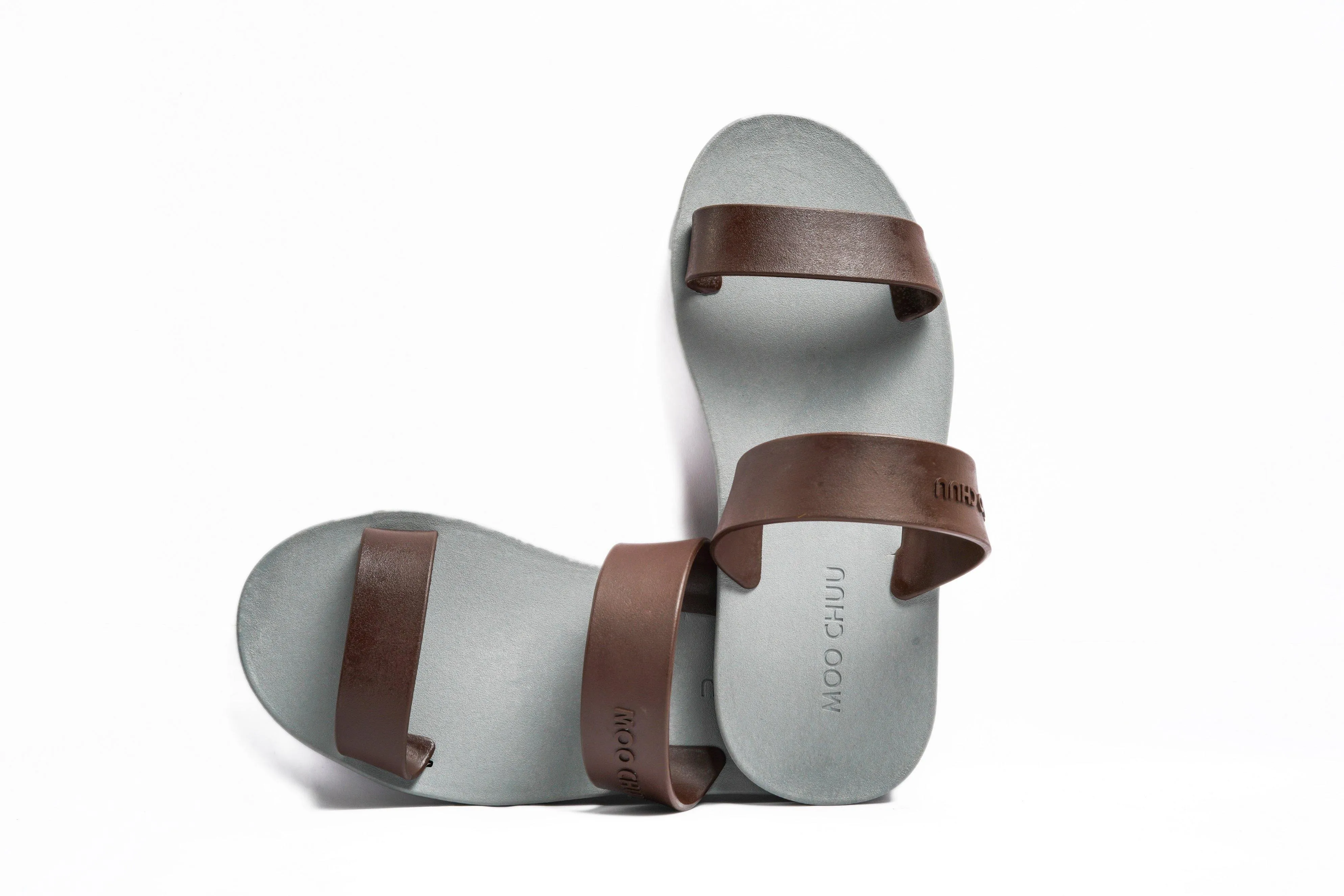 Twin Grey Sole Brown Strap