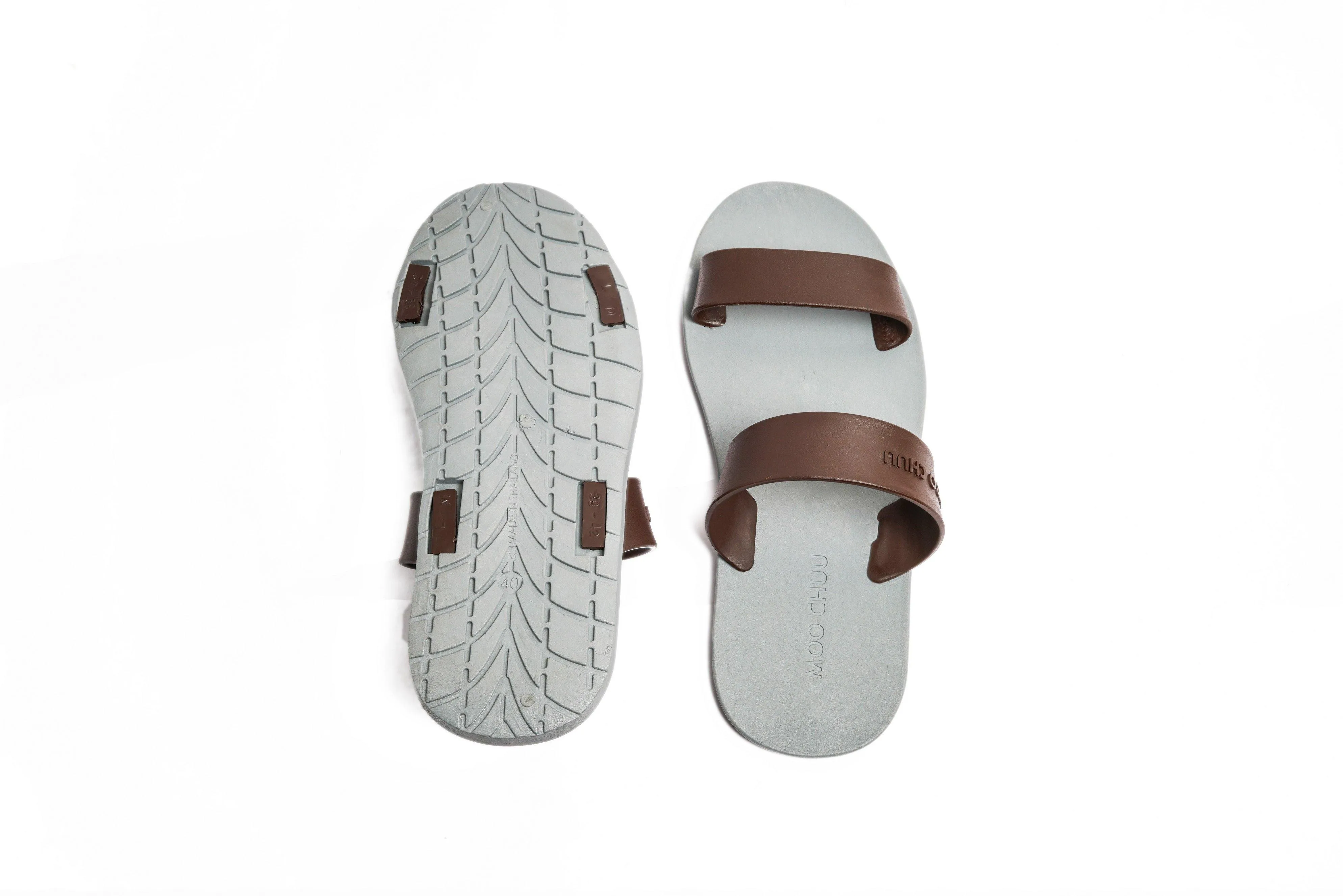 Twin Grey Sole Brown Strap