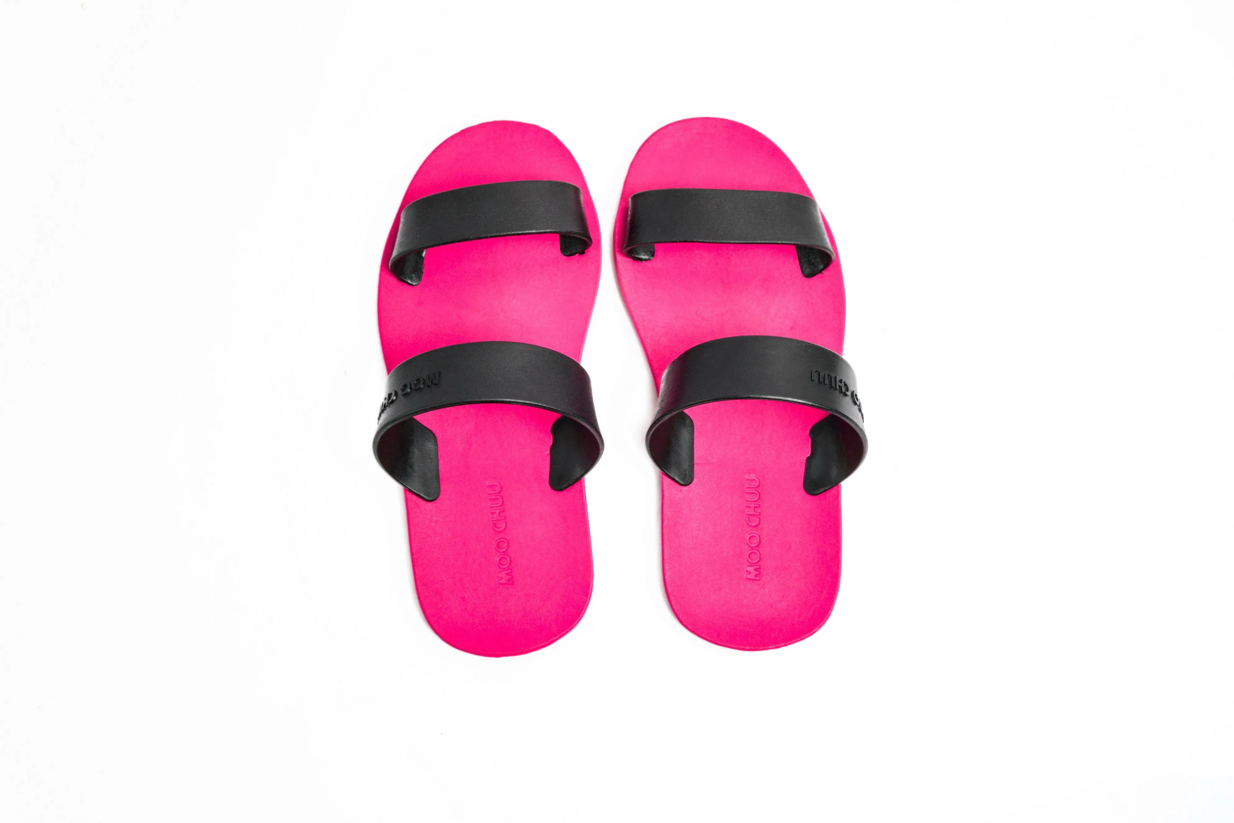 Twin Pink Sole Black Strap