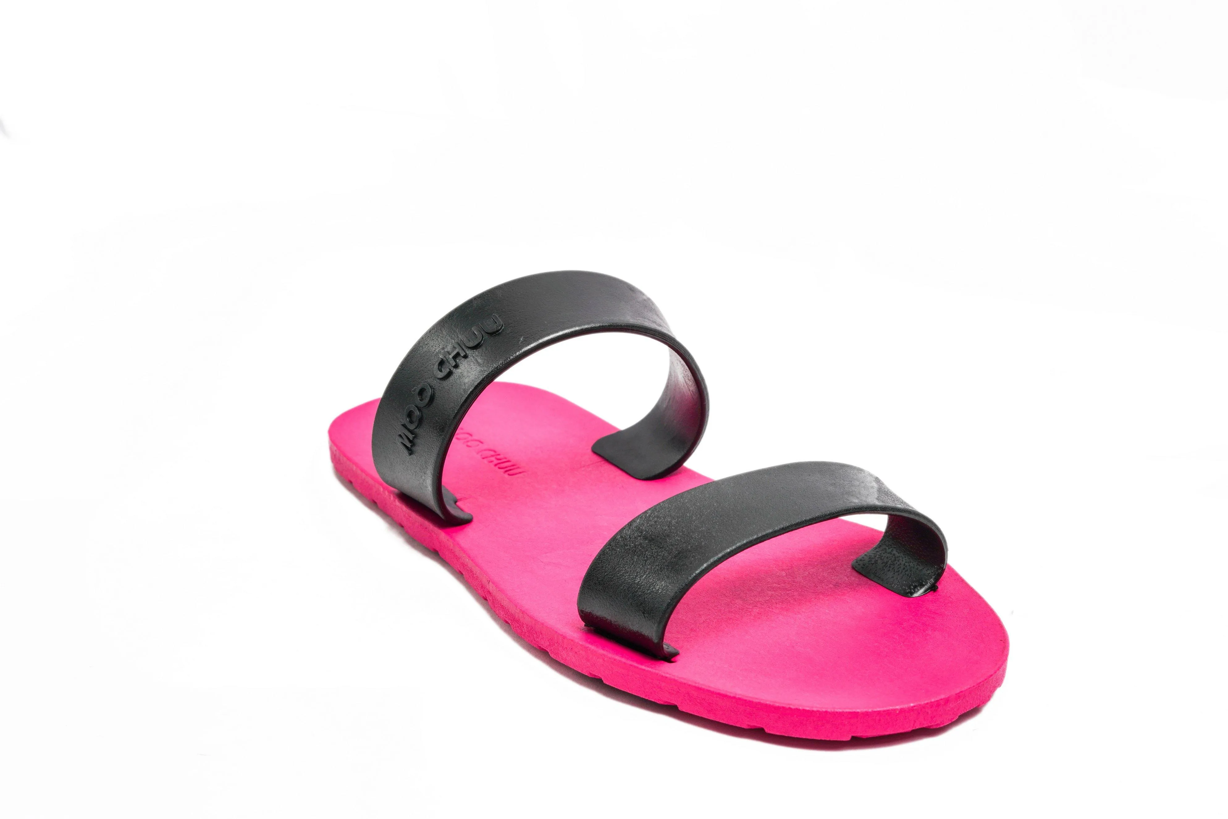 Twin Pink Sole Black Strap