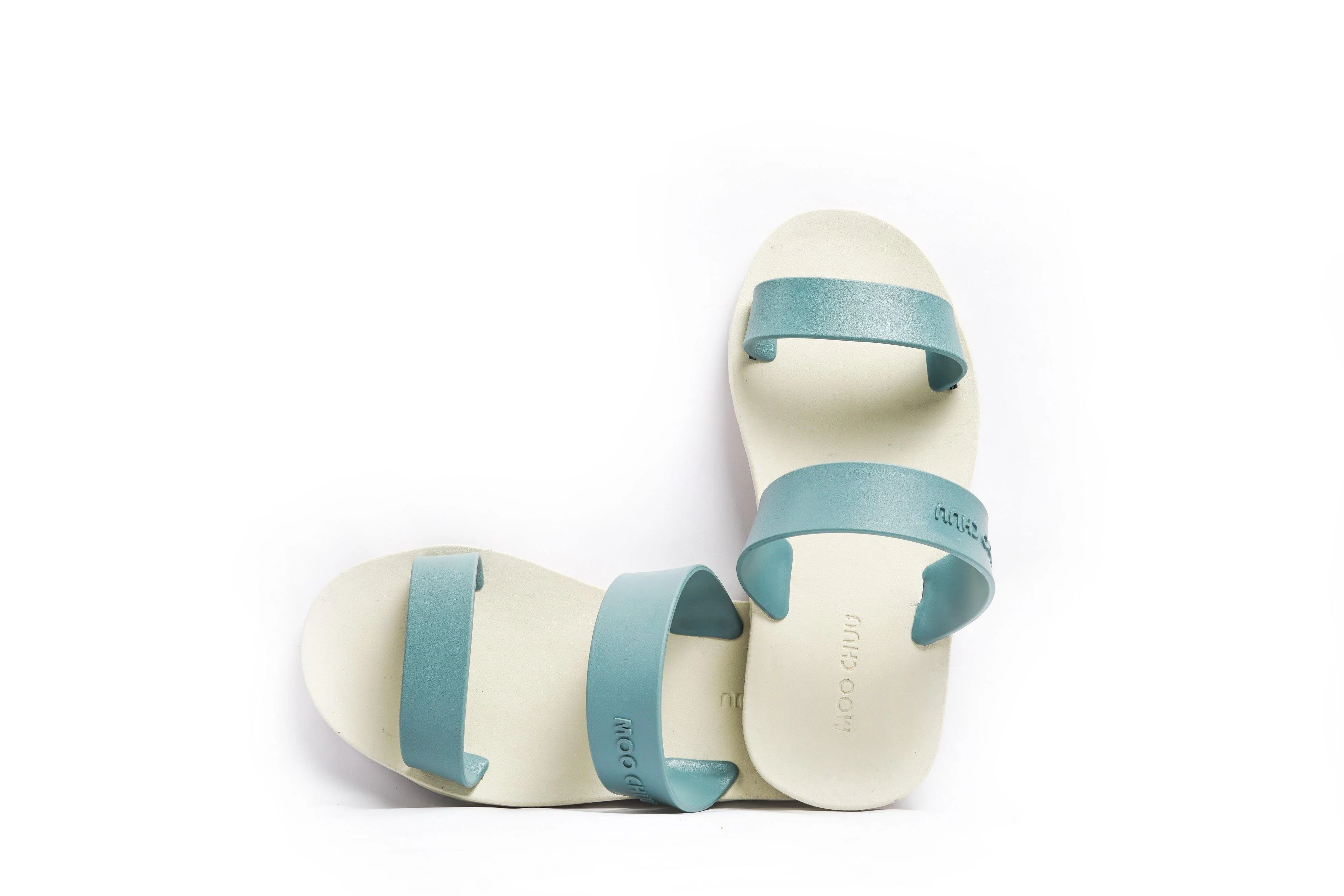 Twin White Sole Grey Strap