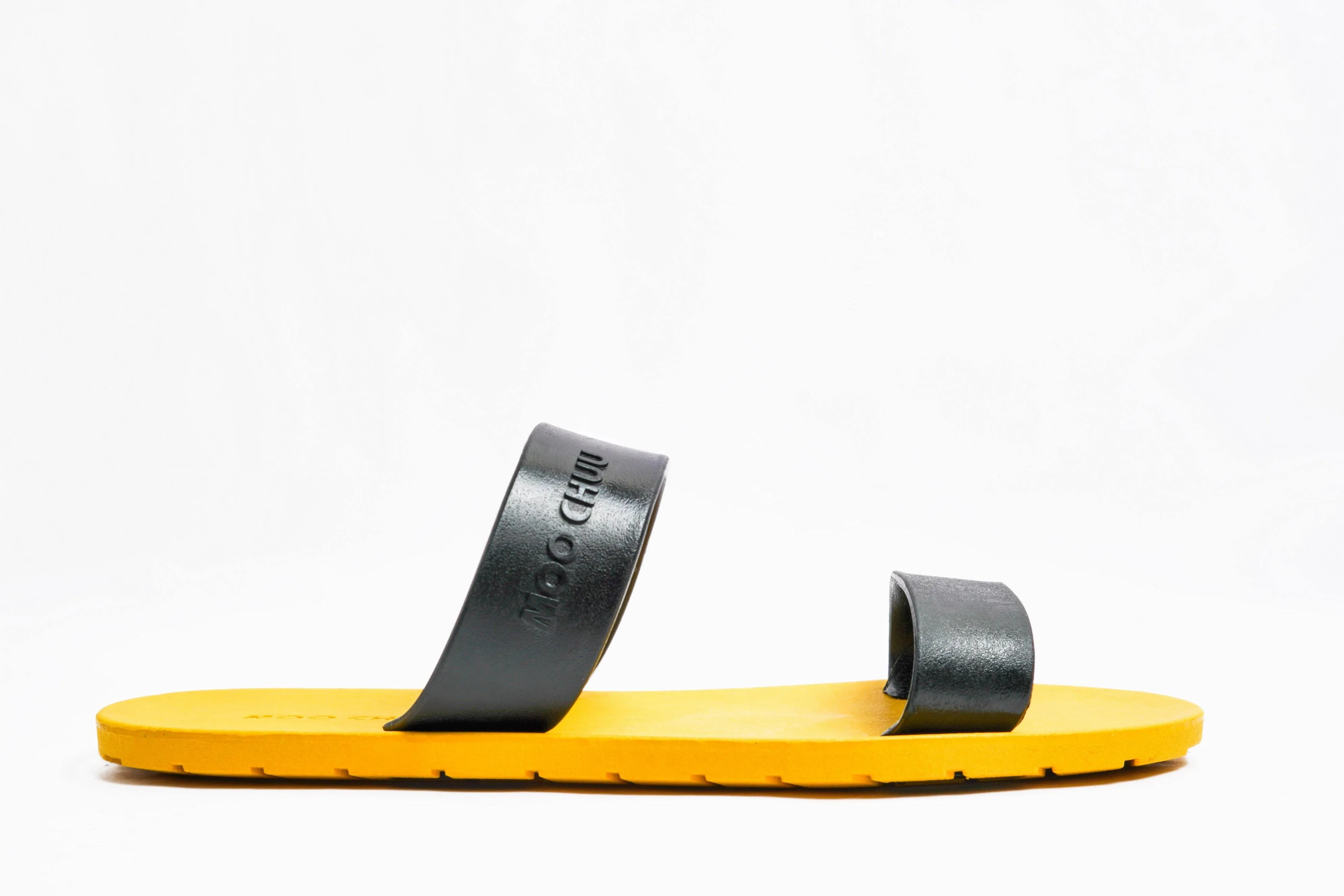 Twin Yellow Sole Black Strap