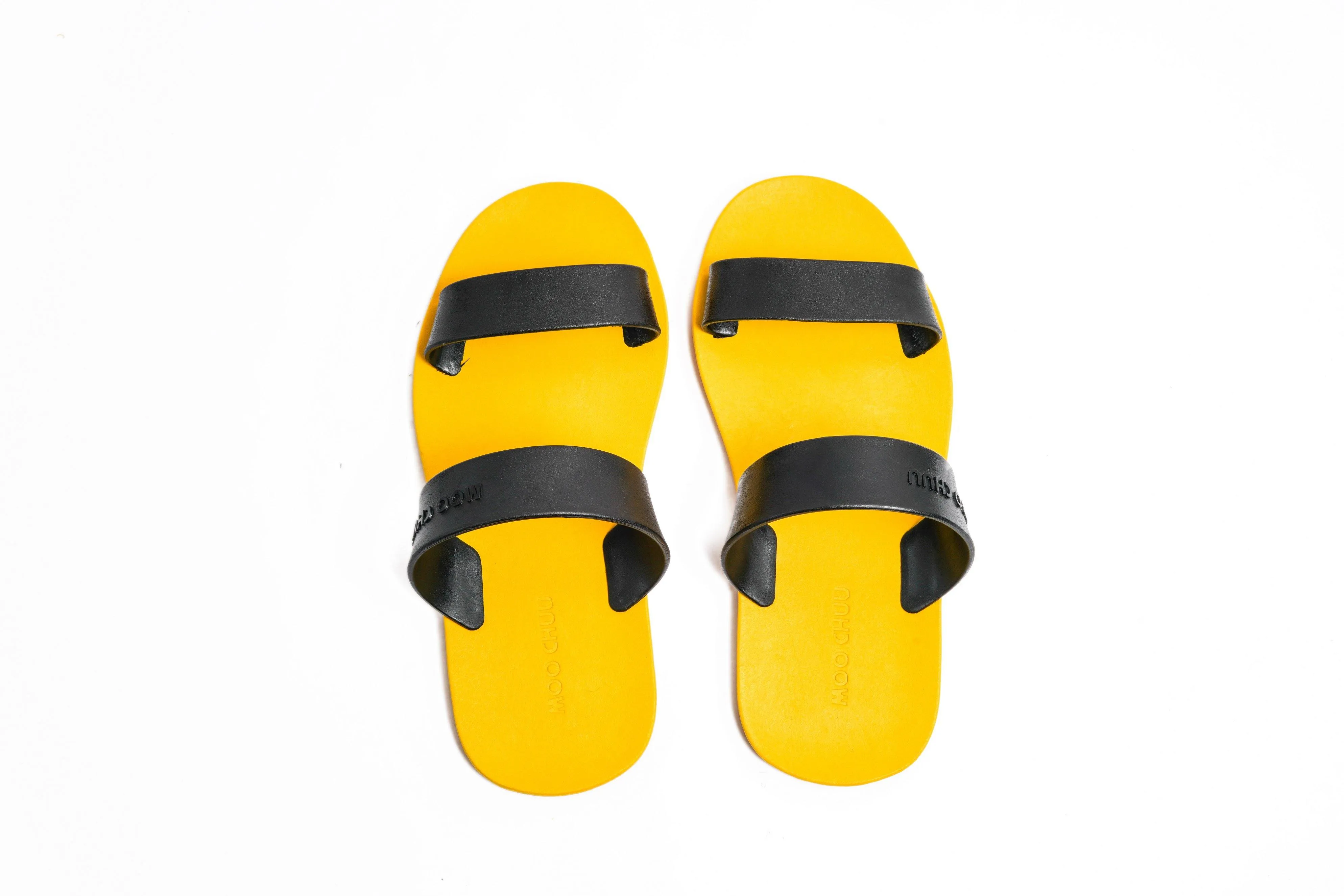 Twin Yellow Sole Black Strap