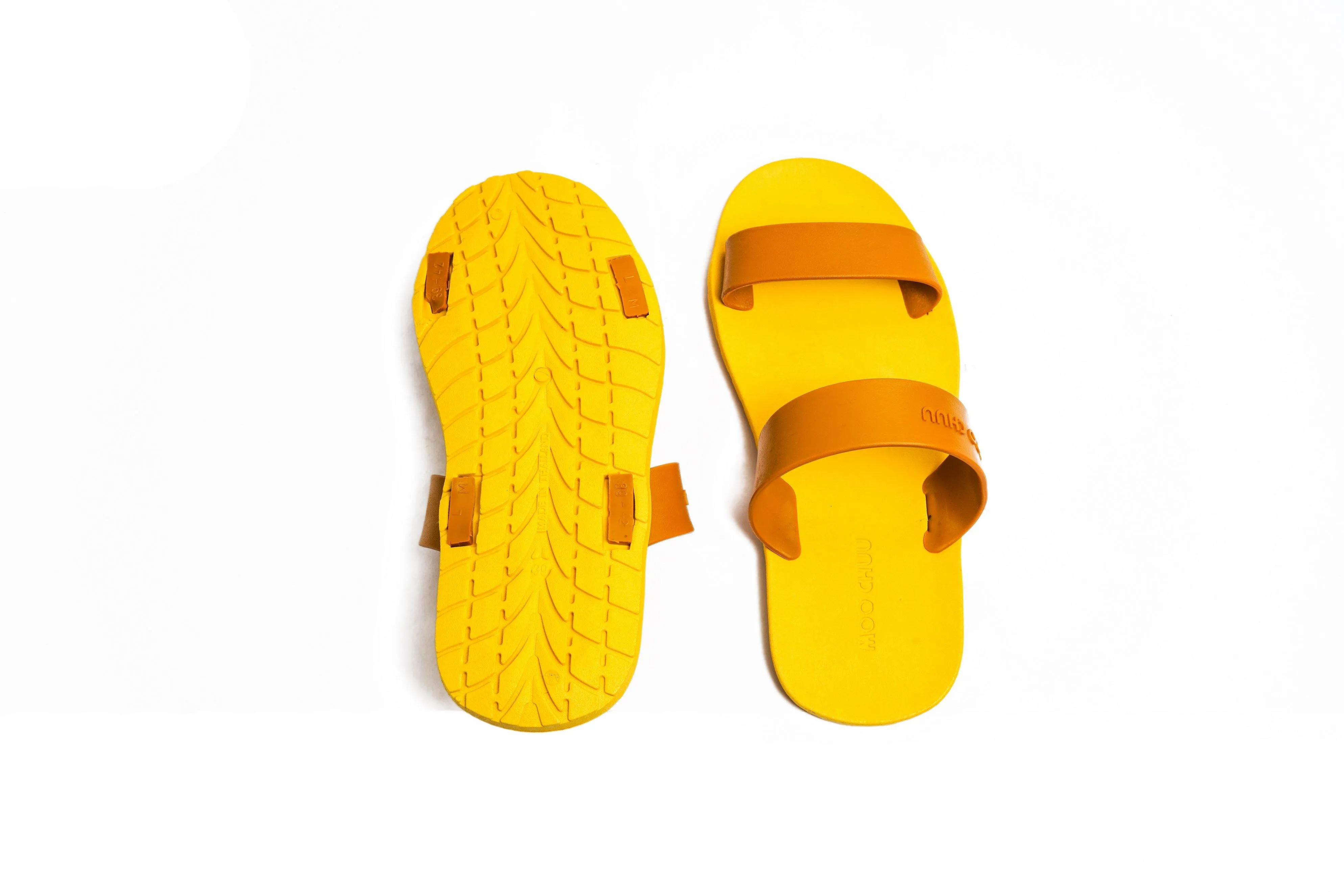 Twin Yellow Sole Caramel Strap