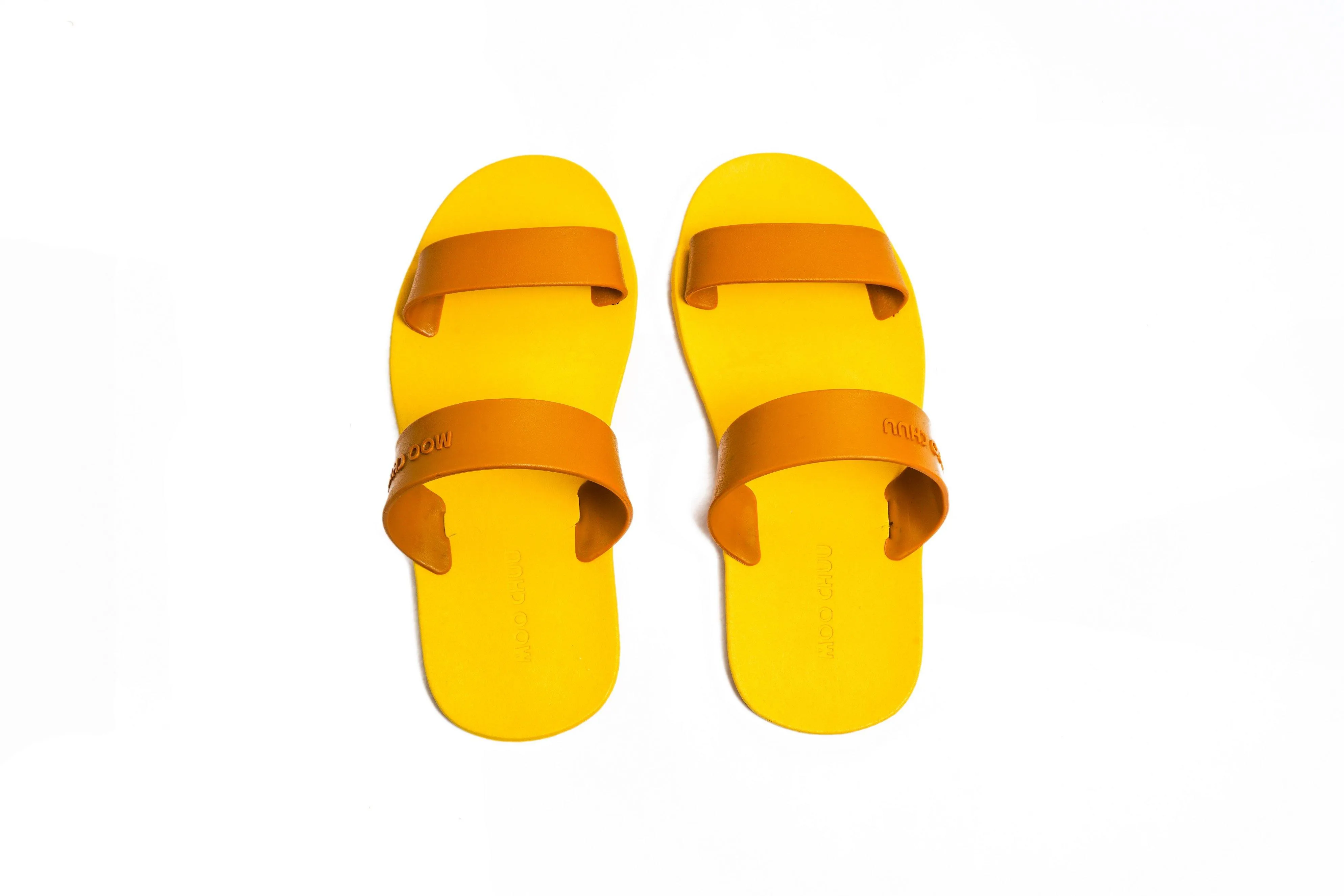 Twin Yellow Sole Caramel Strap
