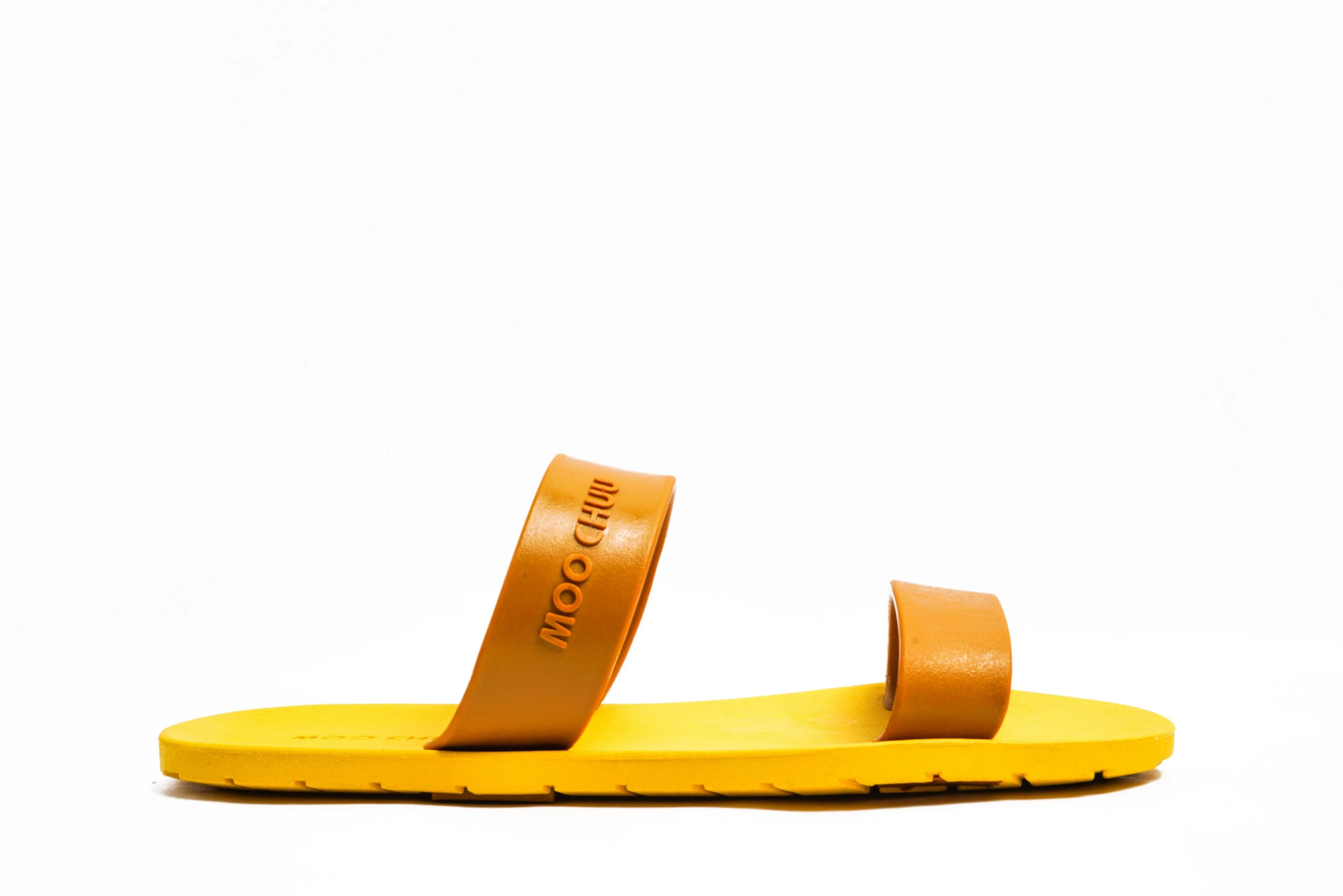 Twin Yellow Sole Caramel Strap