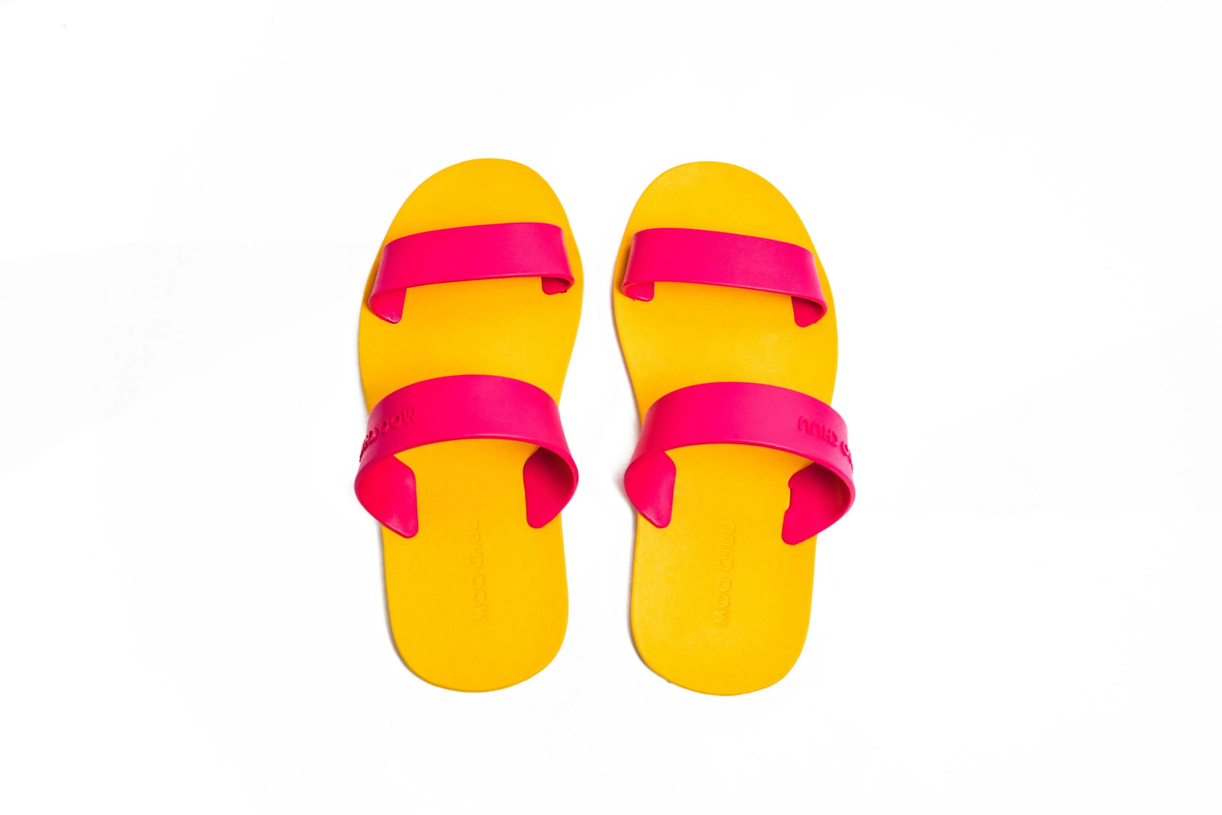 Twin Yellow Sole Pink Strap