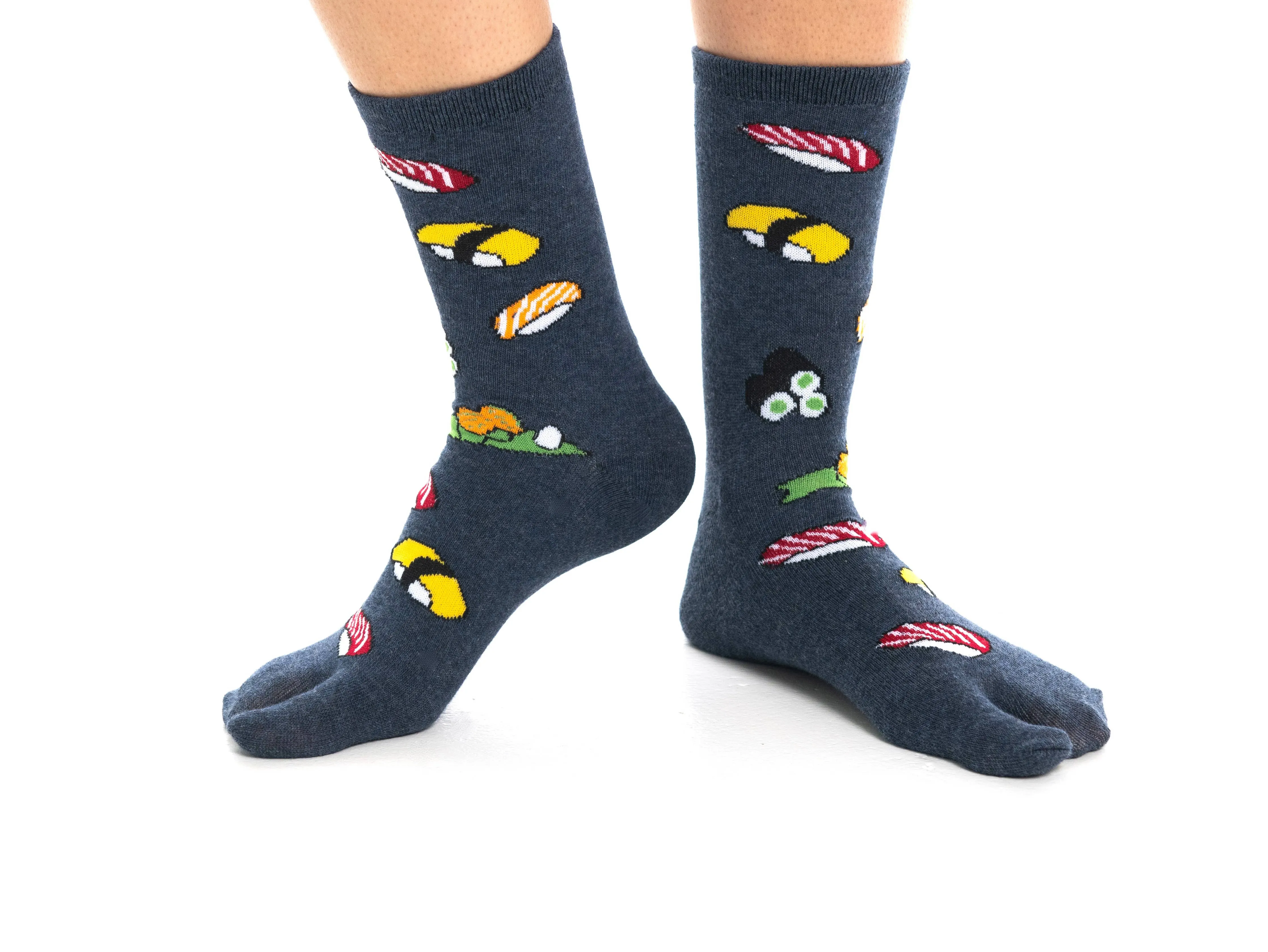 V-Toe Split Toe Novelty Japanese Sushi Big Toe Tabi Socks