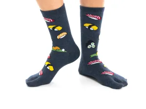 V-Toe Split Toe Novelty Japanese Sushi Big Toe Tabi Socks