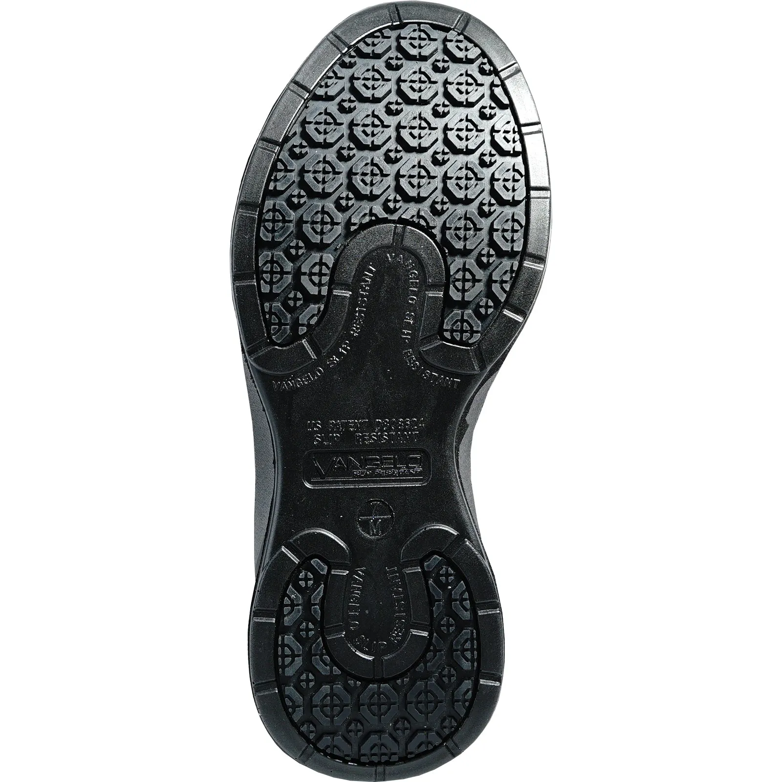 VANGELO Women Slip Resistant Shoe ARIA-5 Black  - Wide Width Available