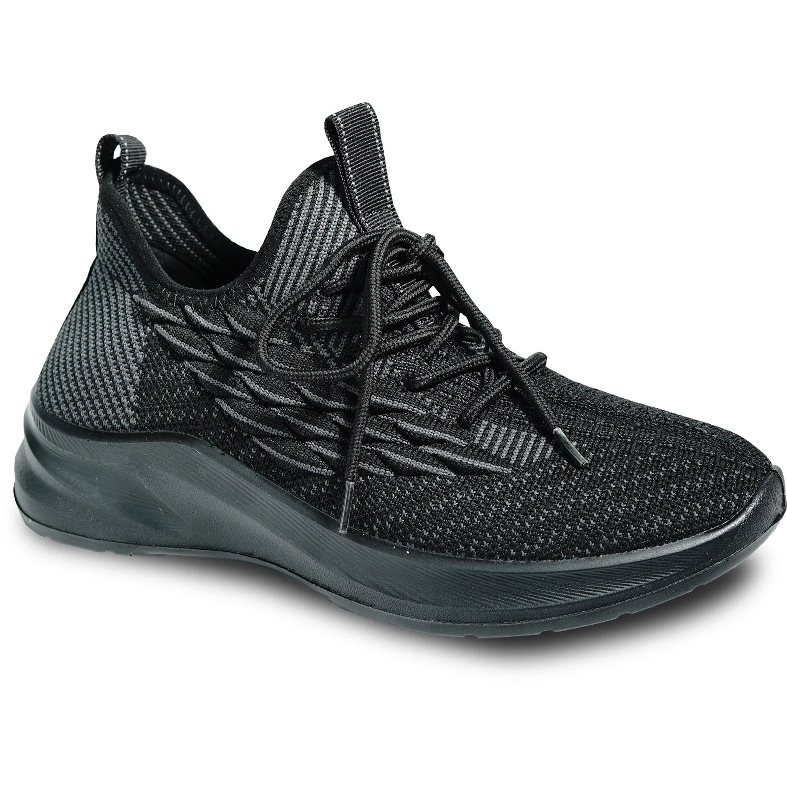 VANGELO Women Slip Resistant Shoe ARIA-5 Black  - Wide Width Available