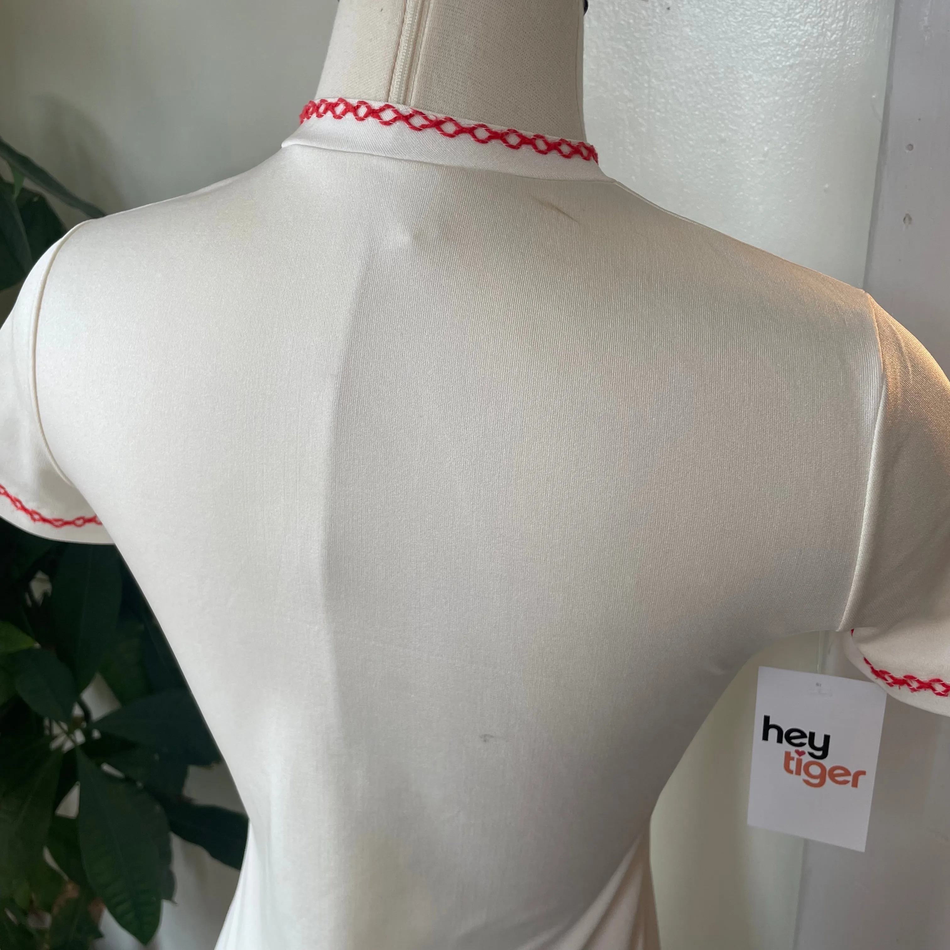 Vintage '60s 70s Henley tunic top // size XS (HT23108)