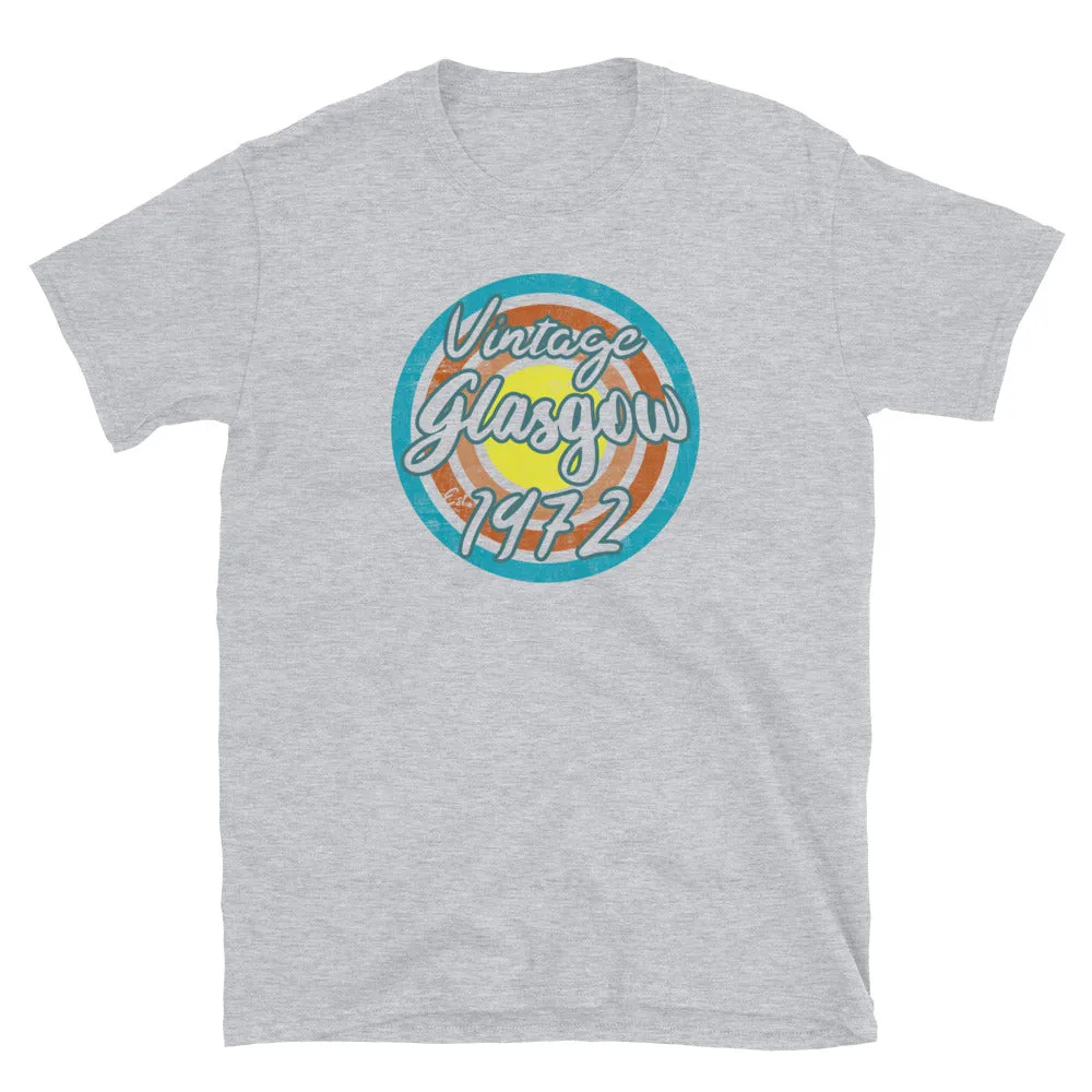Vintage Glasgow 1972 Birthday T-Shirt | Urban City