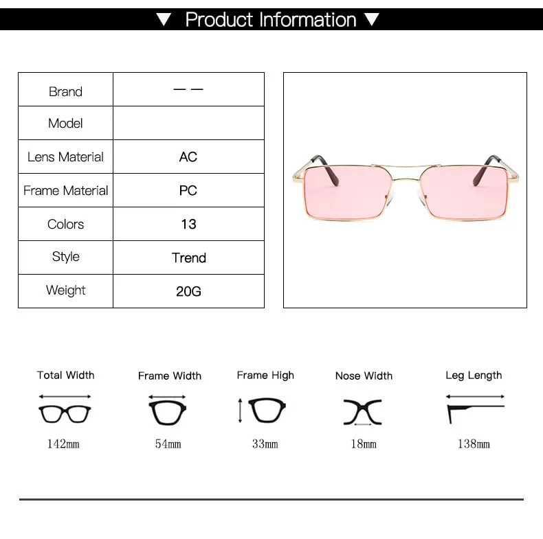 Vintage Metal Women's Sunglasses with Mirror UV400 Protection - Punk Style