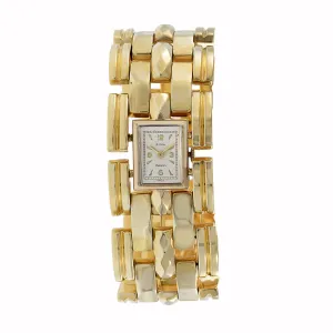 Vintage Rima 1960's Retro 14KT Yellow Gold Link Bracelet Watch