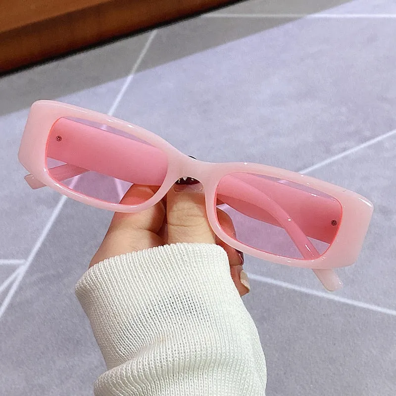 Vintage Sunglasses Men Fashion Retro Punk Sun Glasses Male Brand Designer Luxury Small Frame Hip Hop