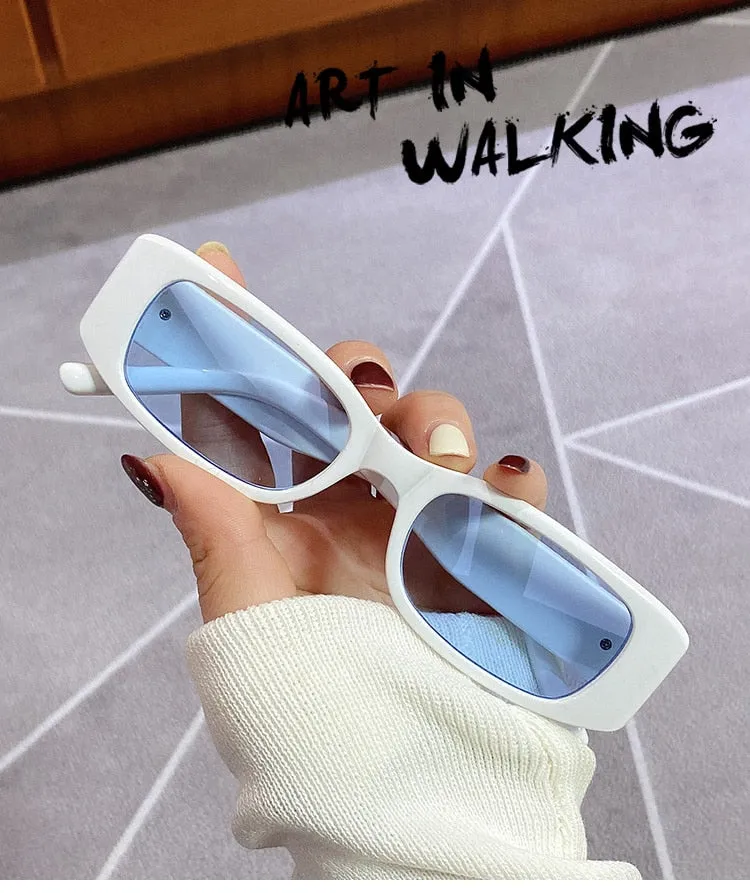 Vintage Sunglasses Men Fashion Retro Punk Sun Glasses Male Brand Designer Luxury Small Frame Hip Hop