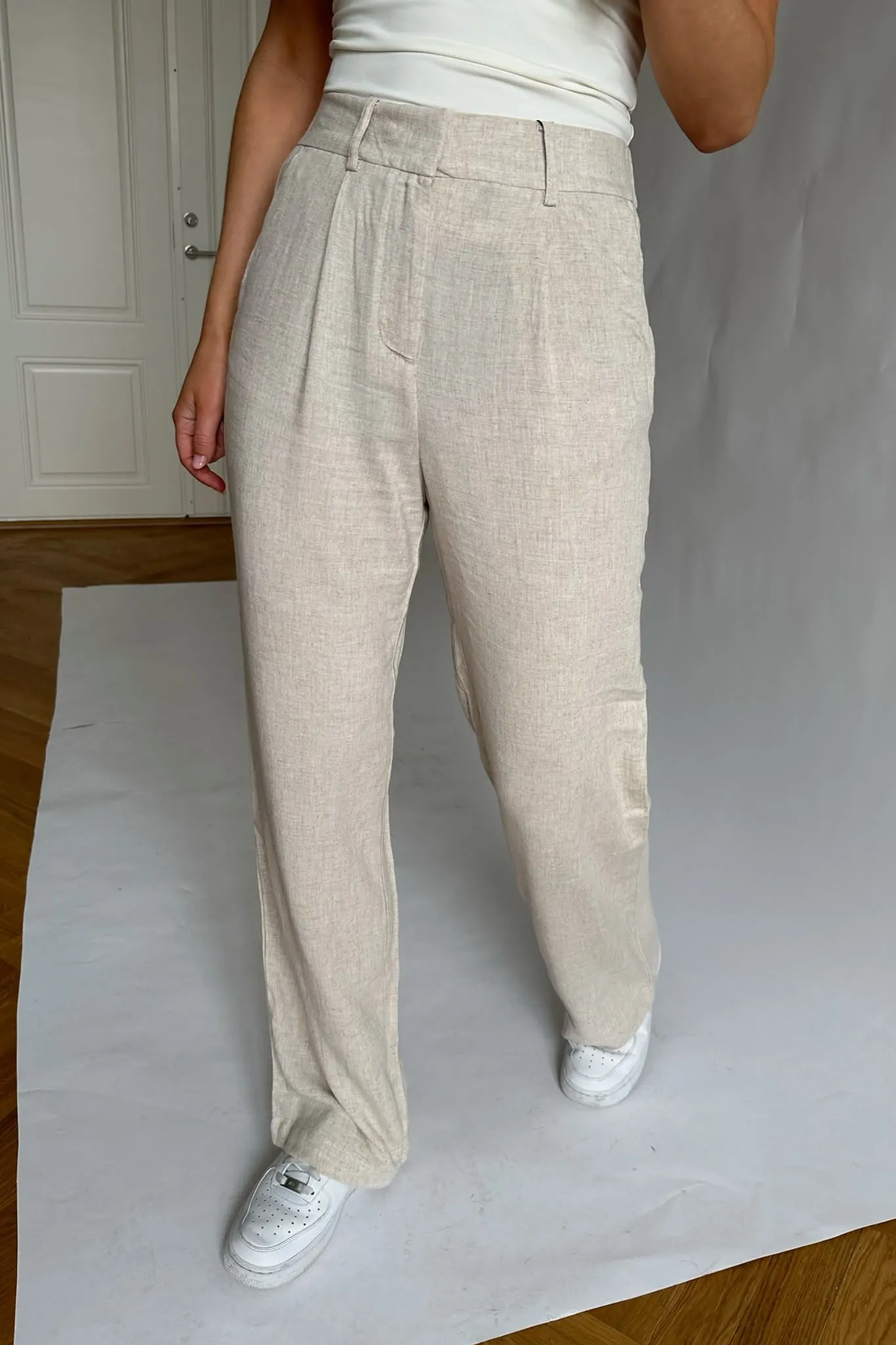 VMVera Bukser - Beige Hør