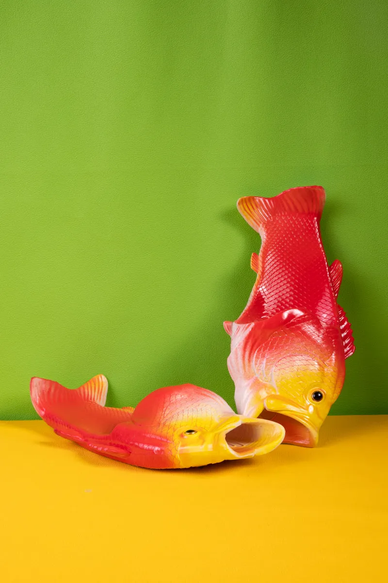 Walk Like Swimming Fishes Sandal - Red