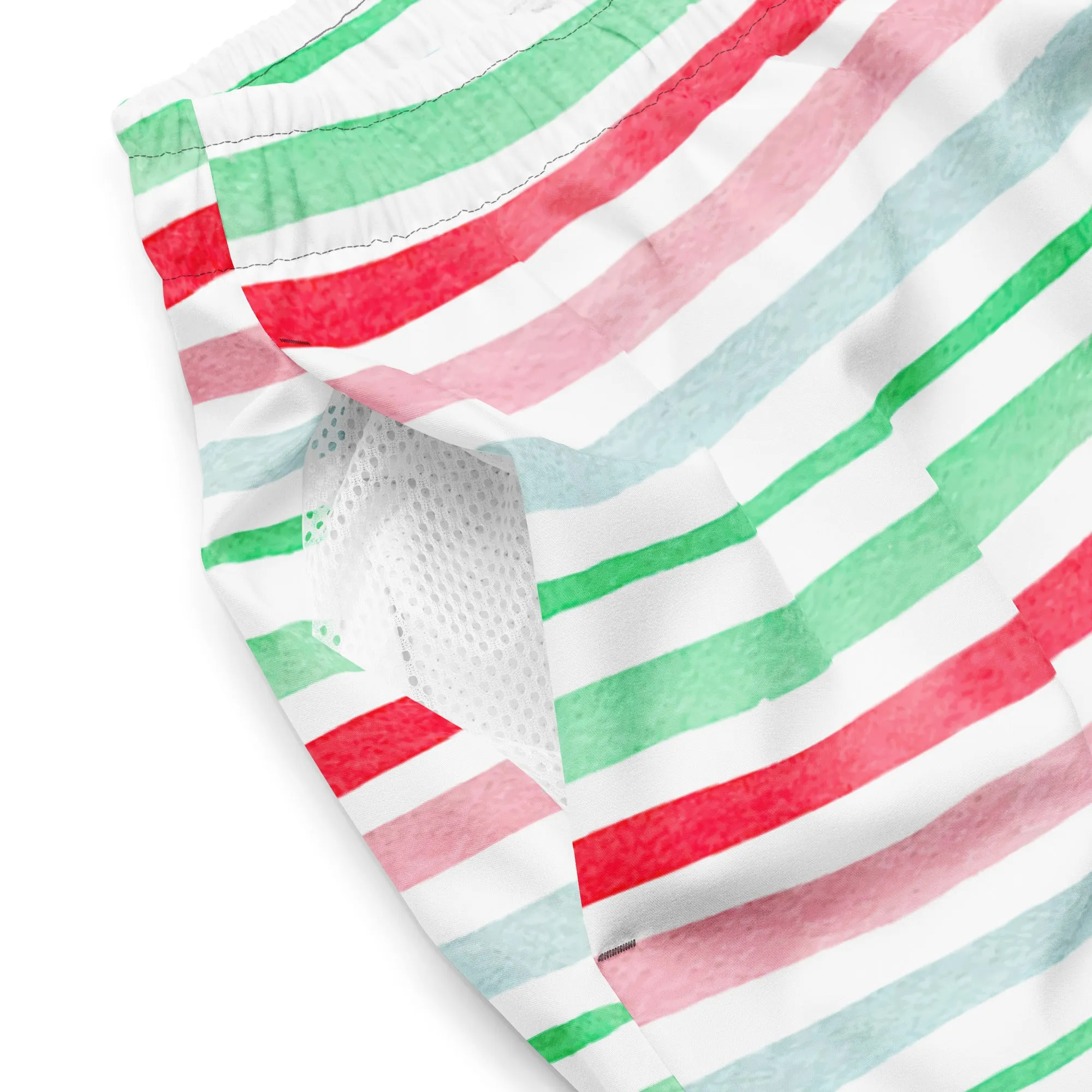 Watermelon Waves Recycled Swim Trunks