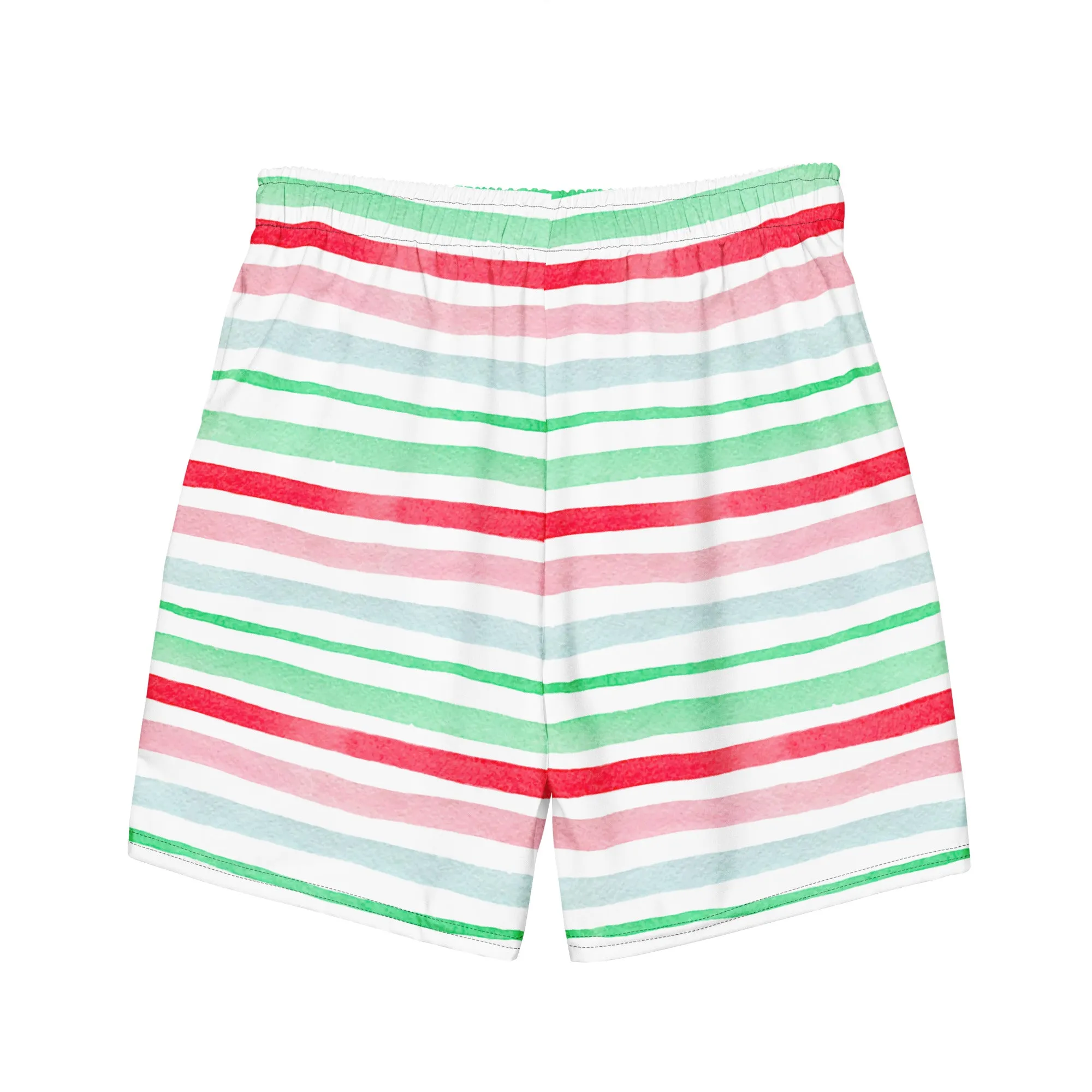 Watermelon Waves Recycled Swim Trunks