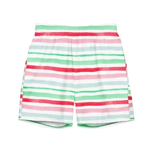 Watermelon Waves Recycled Swim Trunks
