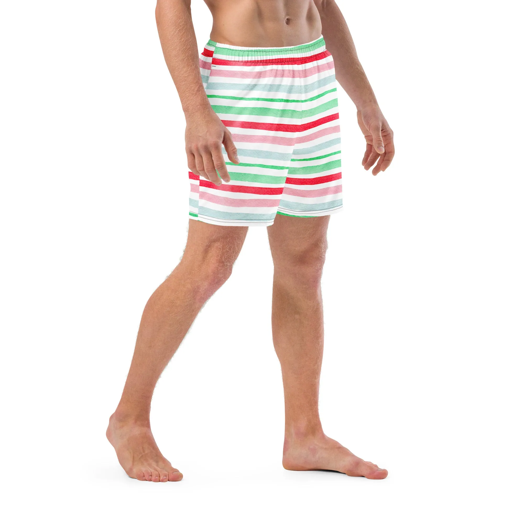 Watermelon Waves Recycled Swim Trunks