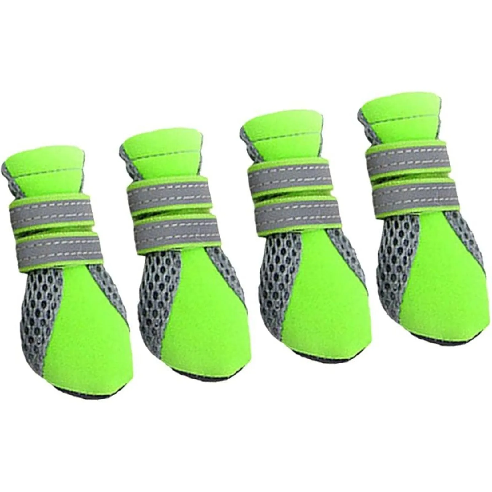 Waterproof Protective Rain Boots 4pcs Anti Slip Dog Booties Set