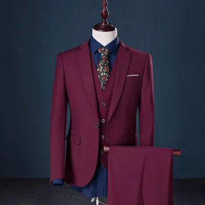 West Louis™ - Luxury Slim Fit 3-pieces Suit