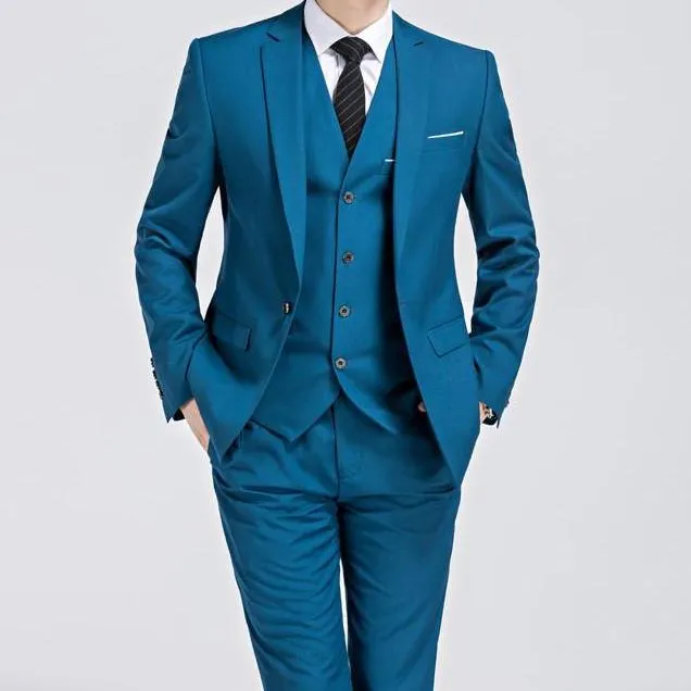 West Louis™ - Luxury Slim Fit 3-pieces Suit