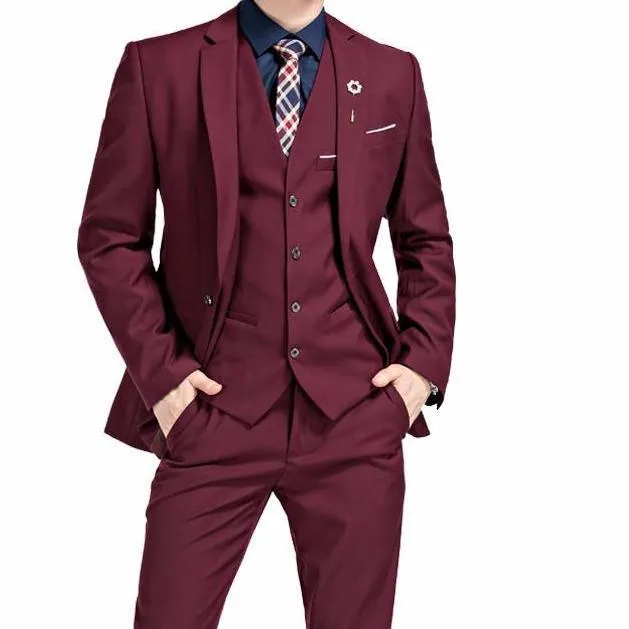 West Louis™ - Luxury Slim Fit 3-pieces Suit