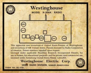 WESTINGHOUSE-H204A-SOILED